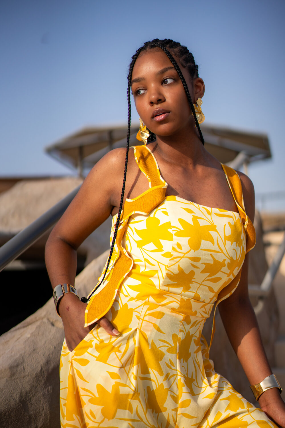 TORA JUMPSUIT( Yellow) - Image 6