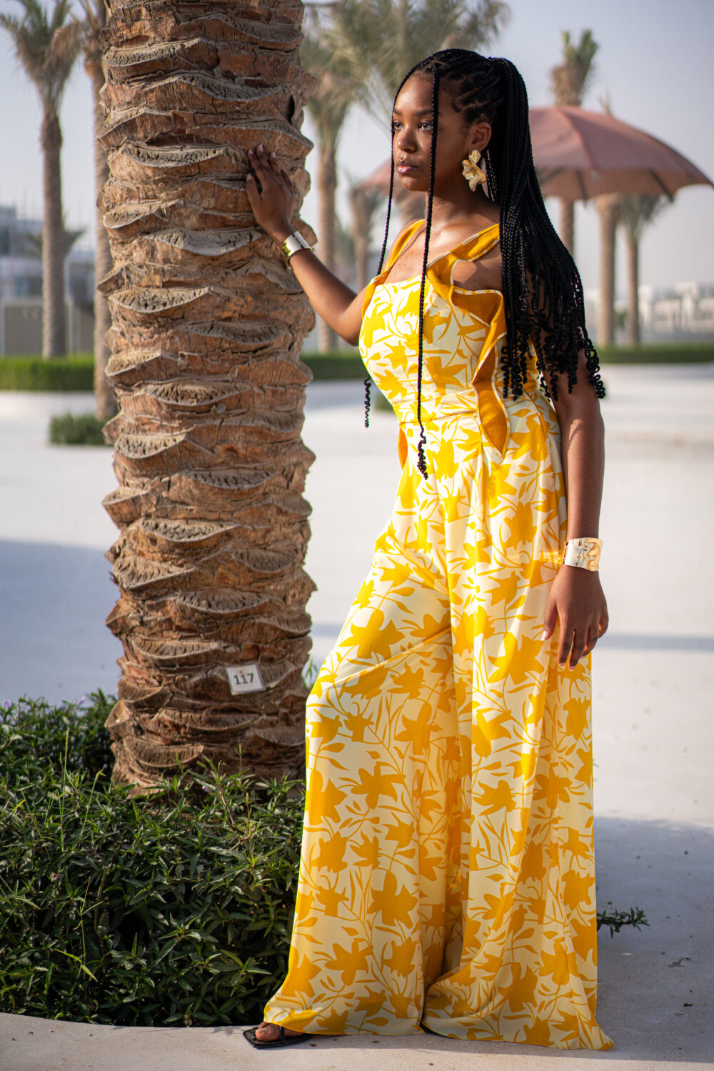 TORA JUMPSUIT( Yellow) - Image 4
