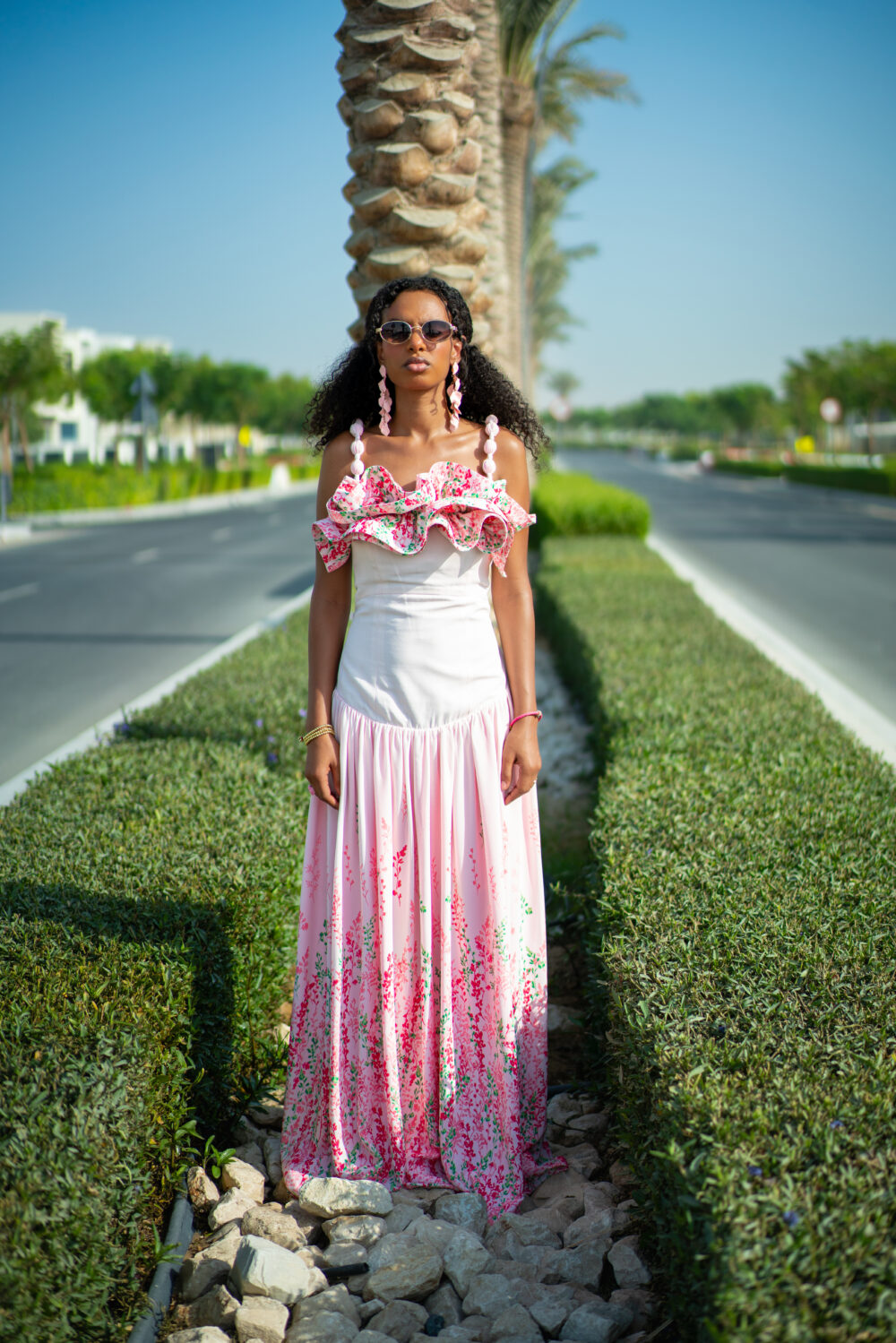 DORA DRESS (Flowery Pink) - Image 4