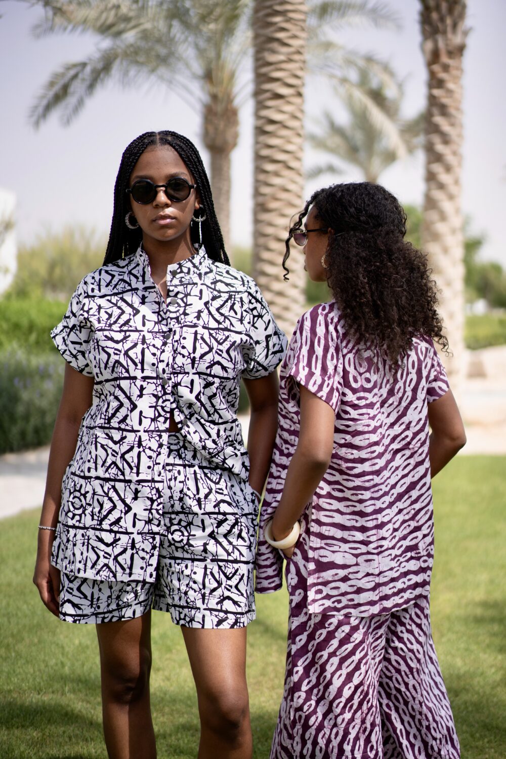 Alò Summer Set (New Look- Purple Adire Top) - Image 5